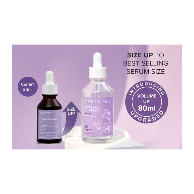 Sérum Complexe 6 Peptides Jeunesse & Éclat 80ml/2.7 fl.oz. white