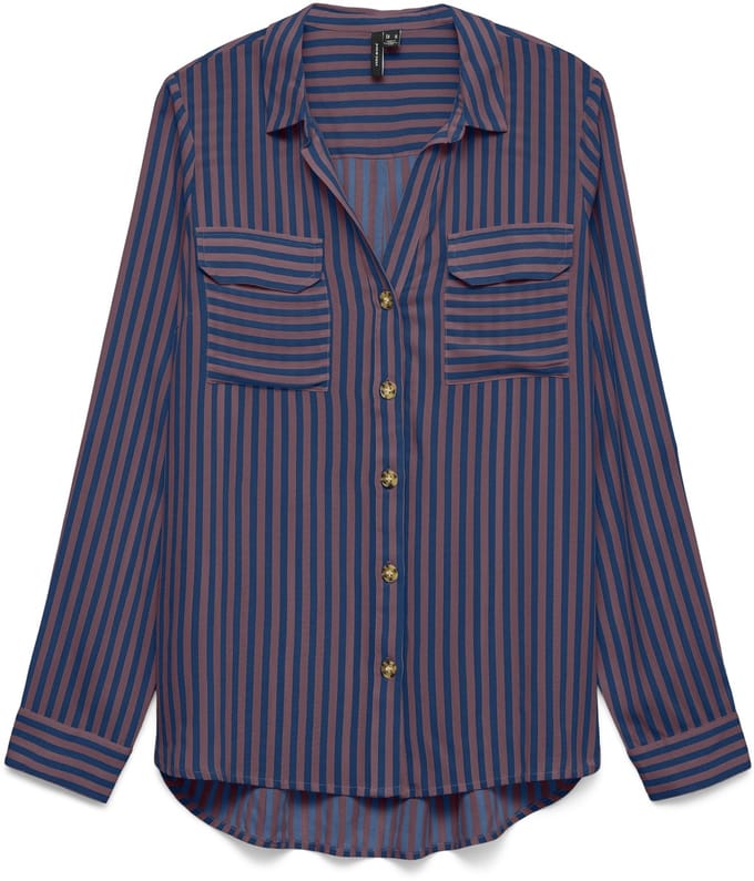 VERO MODA - VMBUMPY L/S SHIRT NEW WVN NOOS - Dames - Blouses