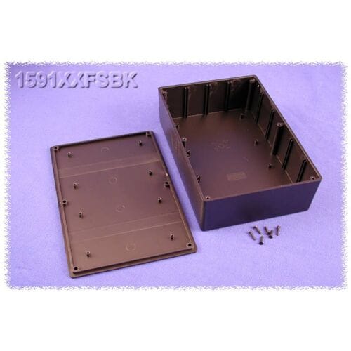 Hammond Electronics 1591XXFSBK Universele behuizing 221 x 150 x 64 ABS Zwart 1 stuk(s)