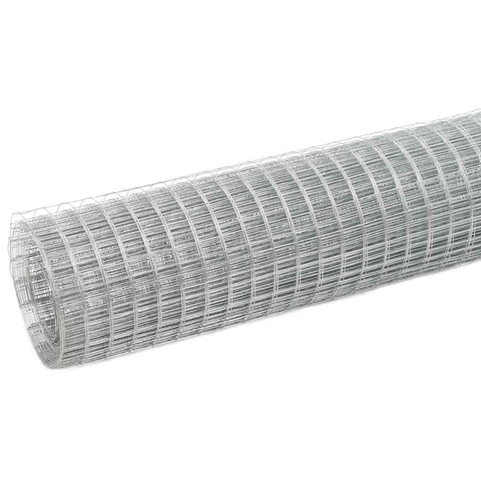 vidaXL - Kippengaas - 10x0,5 - m - gegalvaniseerd - staal - zilverkleurig