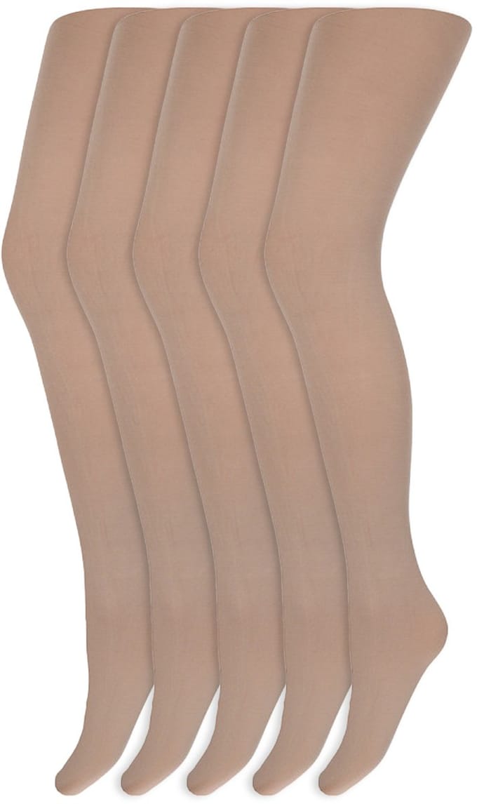 Gekleurde panty’s | Micro | 60 Denier | Merk: Marianne | Maat: S t/m XXL | Kleur: Stone | 5 Paar