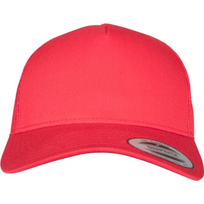 Flexfit 5 Panel Retro Trucker Pet Rood
