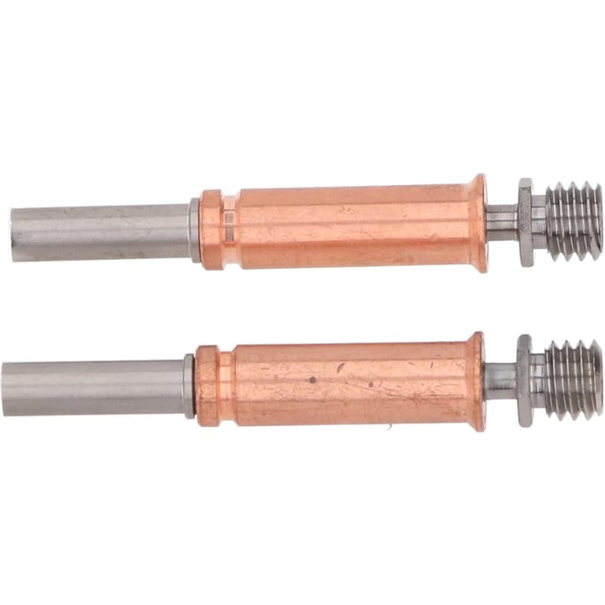 2 Stuks Bimetalen Heatbreak Ti Legering Koperlegering Hittebestendig Sterke Thermische Isolatie 3D Printer beige
