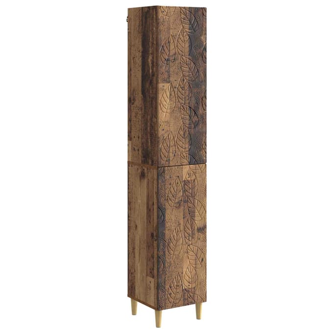 vidaXL - Kast - Set - 2 - st - Bewerkt - hout