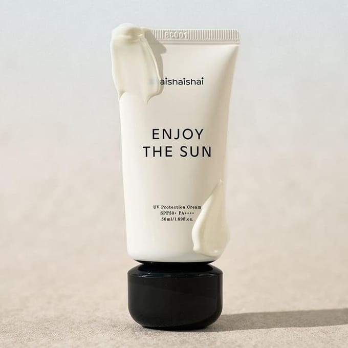 [shaishaishai] Enjoy the Sun UV Sunscreen SPF 50+ PA++++ 50ml white