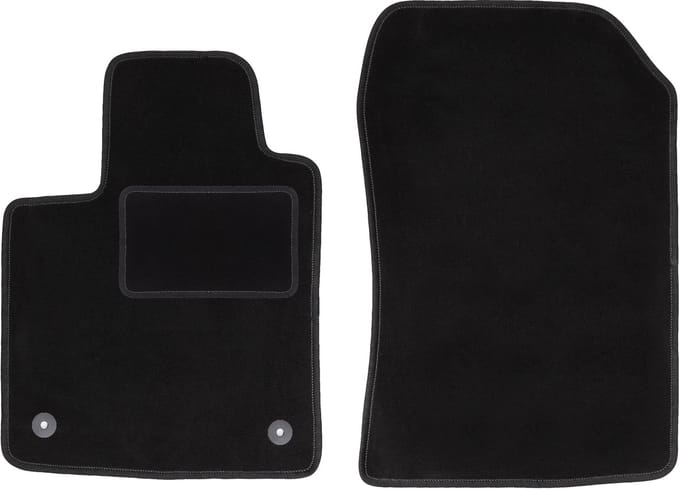 Voormatten zwart voor: Renault Twingo II hatchback (2007-2014)