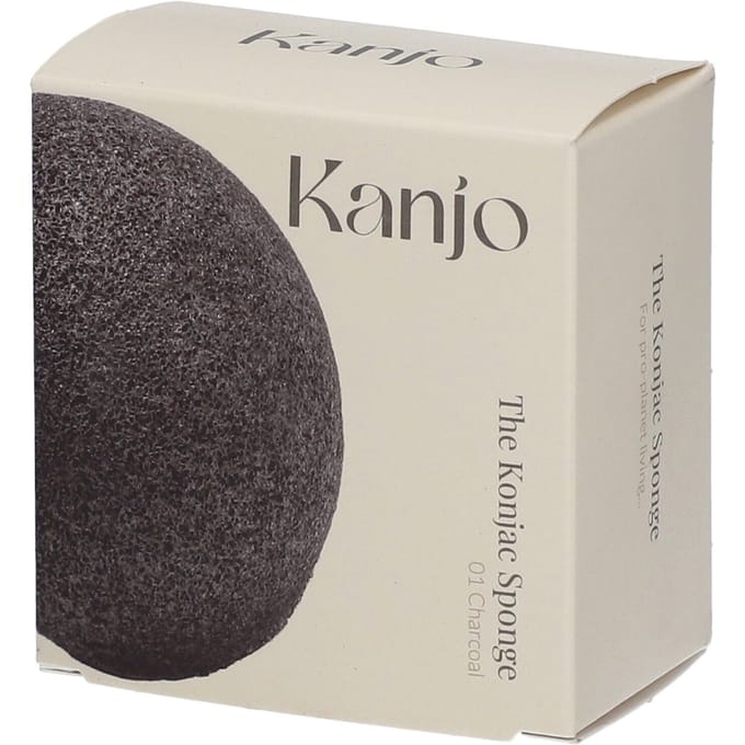 Kanjo The Konjac Sponge 01 Charcoal 1 Accessoires