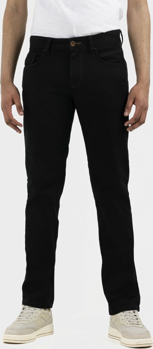 camel active Regular Fit 5-Pocket Jeans Forever Black - Maat menswear-35/34 - Zwart