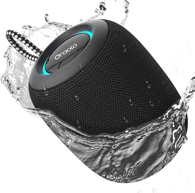 Draagbare speaker - Bluetooth audio - Muziek luisteren - IPX7 waterdicht - 15 Watt - Zwart