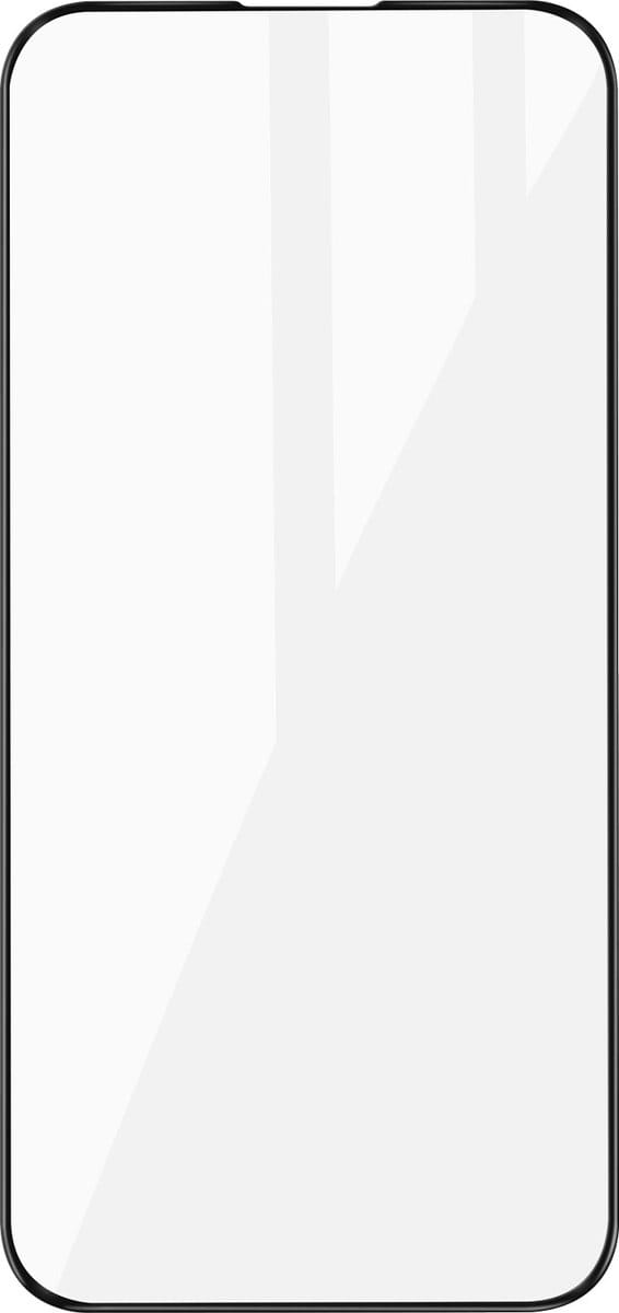 Blue Star, Tempered Glass Screenprotector Geschikt voor iPhone 14 Pro, Zwart