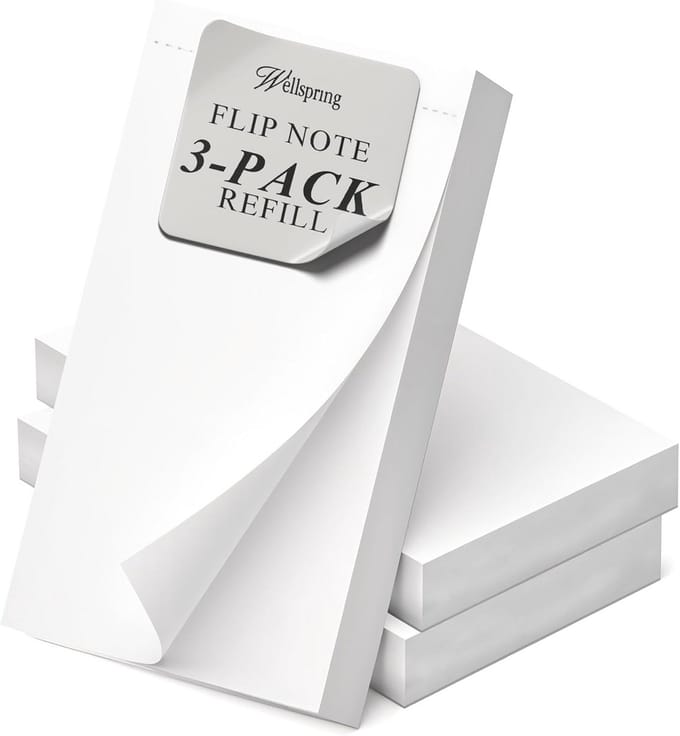Navulblokken Notitieboek A4 Blanco - Set van 3 Stevig Papier
