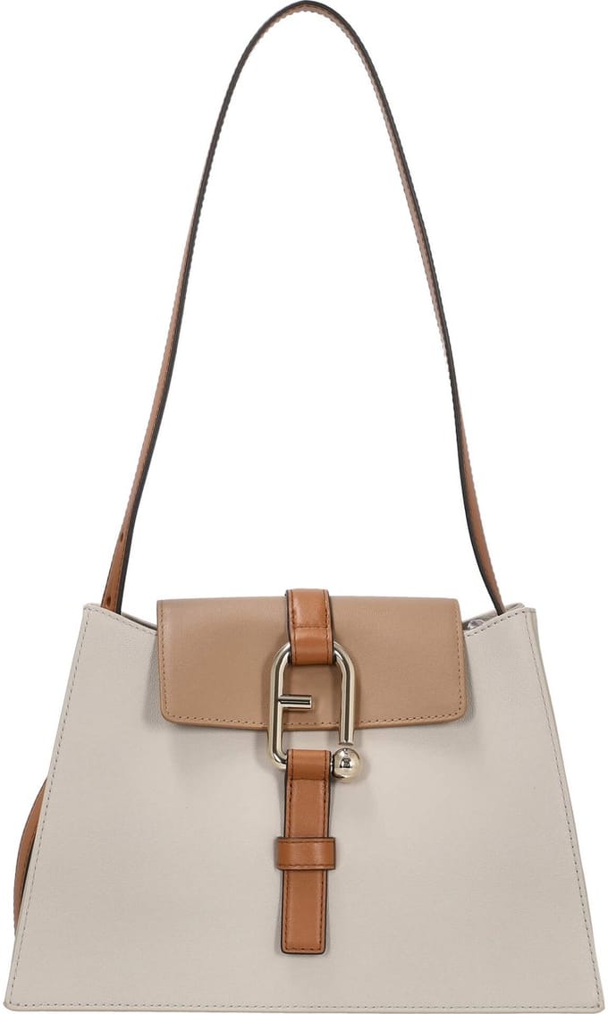 Furla Nuvola S - Schoudertas 27 cm (vaniglia+deserto+brandy)