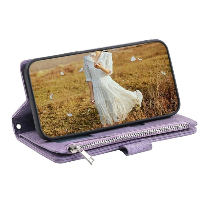 TwoTone Samsung Galaxy S25 Wallet Hoesje Paars