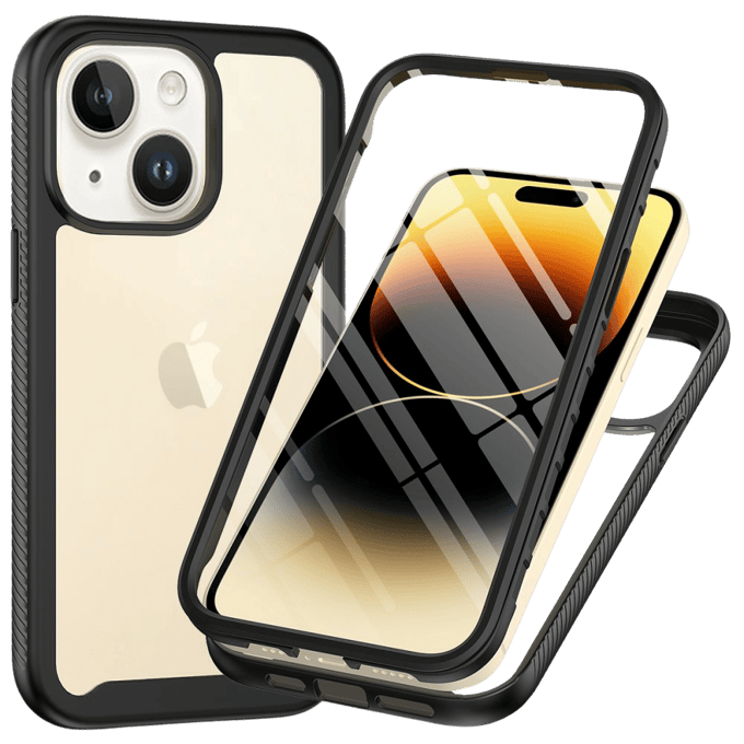 Comfycase Apple iPhone 15 Full Protection Cover Zwart
