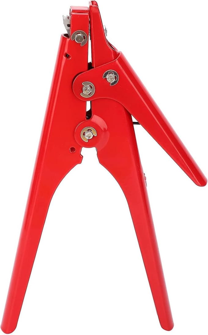 Nylon kabelbinderpistool met draagbare draadtang voor snel bevestigen en knippen van kabels