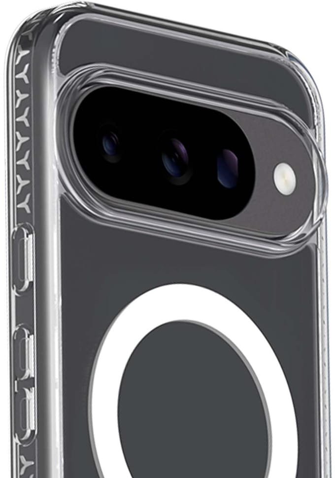 Force Case, Hoesje geschikt voor Google Pixel 10 & 10 Pro - 3M Anti-Shock & MagSafe Compatibel, Transparant