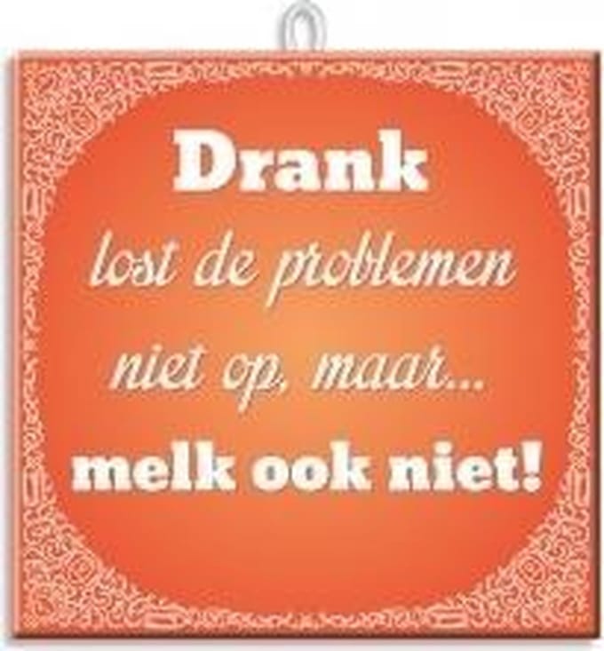 Paperdreams Slogan Tegel - Drank