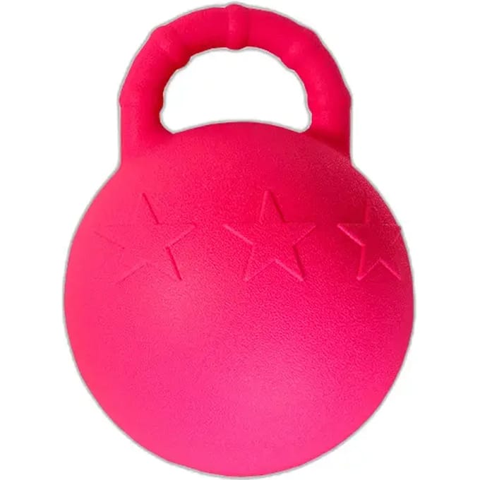 Hippo-tonic - Paardenbal met Handvat - Roze