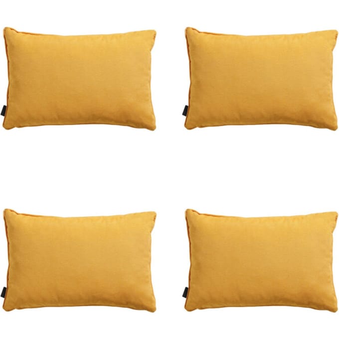 Madison - Sierkussen Panama golden glow - Ca. 40x60 cm - Set van 4