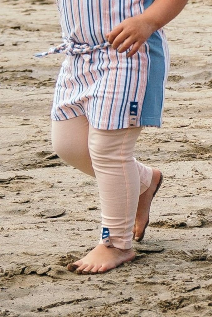 4PRESIDENT Legging meisjes - Pale Peach - Maat 80
