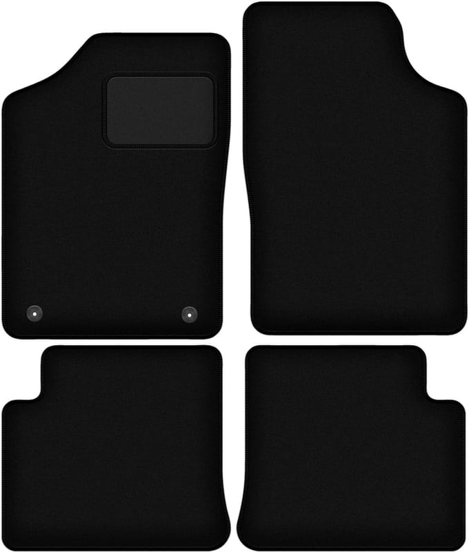 Zwarte veloursmatten voor: Citroen ZX hatchback (1991-1998)