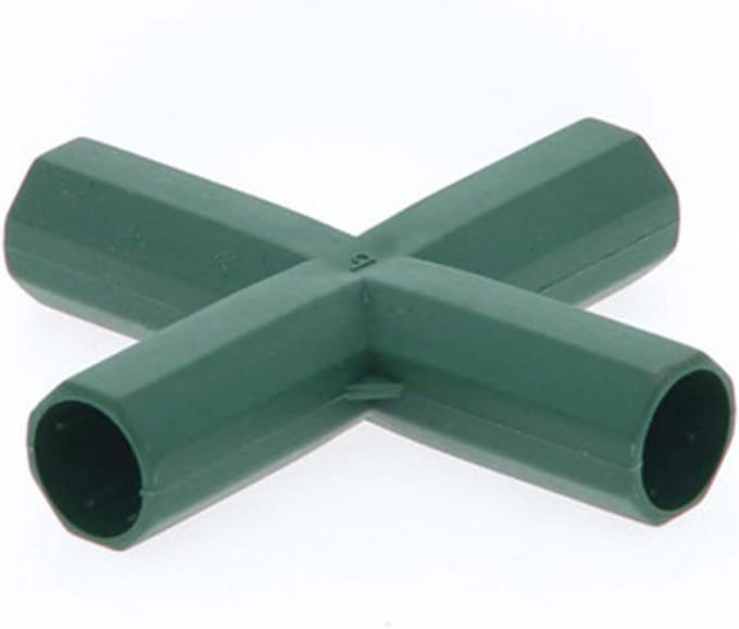 Tuinkoppelingen Kas - Kasraam Bouwverbinder - Stabiliteit Creëren - Scheurpreventie PP - 16 mm - Groen