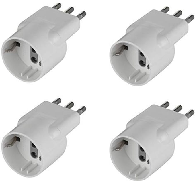 Slimme Elektronische Adapter met 4 Stopcontacten voor Ruimtebesparing