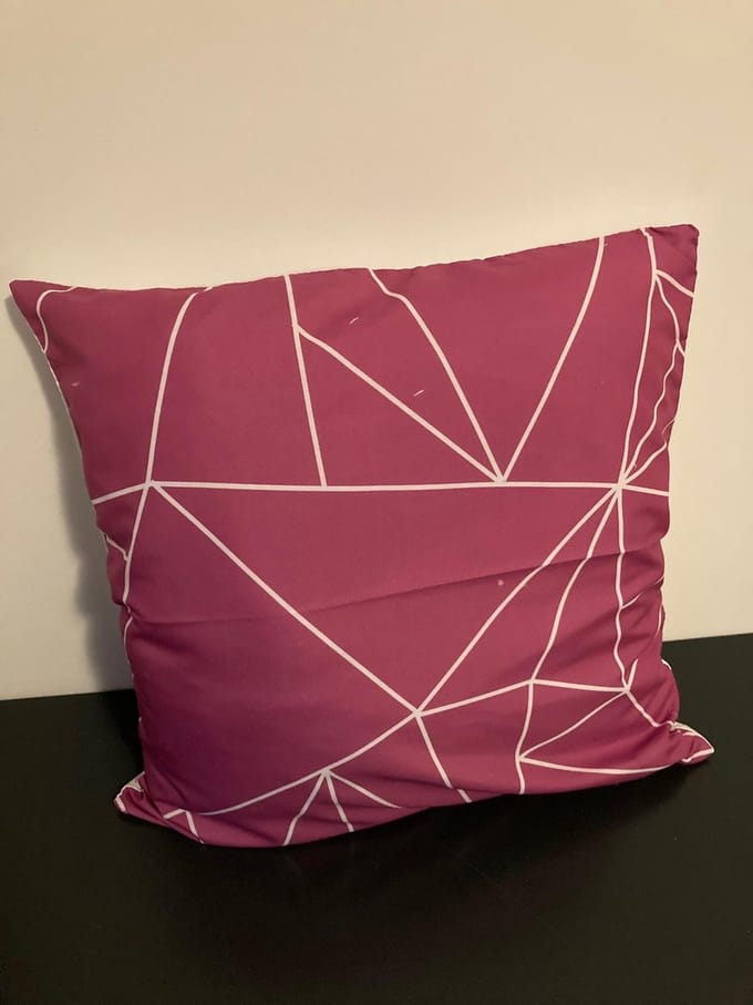Nordic Geometry Collection Kussenhoes – Purple Edition - 45x45 cm