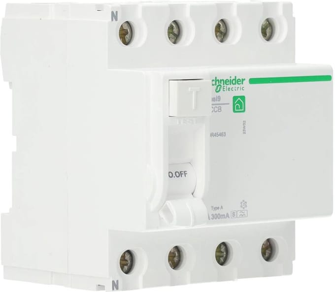 Resi9 - Aardlekschakelaar - 4P - 63A - 6000A - 300mAs - Type A - Selectief