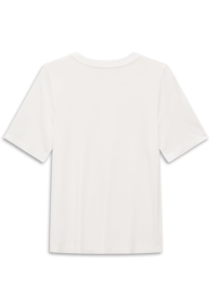 Bugatti Damen T-shirt van 100% viscose met ronde hals