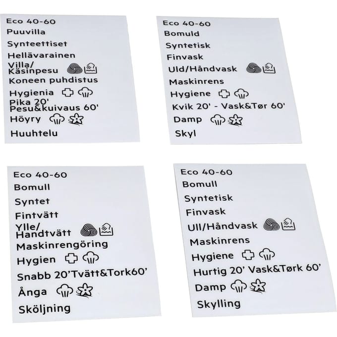 AEG programmaplaat, knop, zelfklevend 140088450105