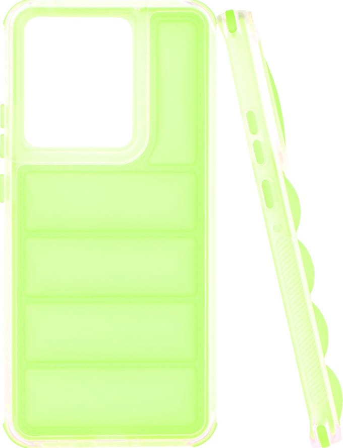 Hoesje geschikt voor Motorola Edge 50 Pro - Techsuit Wave Shield Shockproof Hard Case Back Cover - Groen