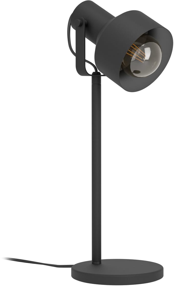 EGLO Casibare Tafellamp - E27 - 49 cm - Zwart