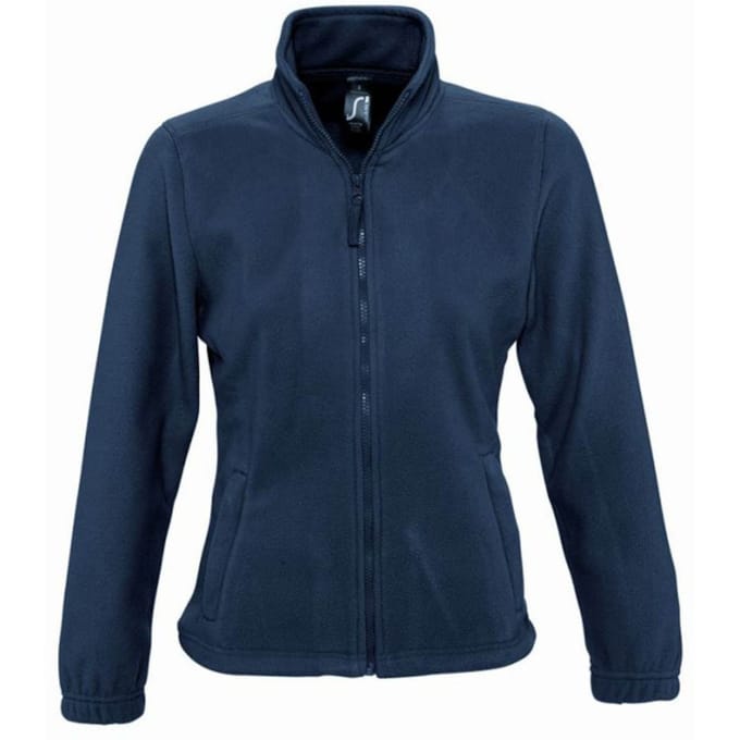 SOLS Dames/dames North Full Zip Fleece Jacket (Marine)