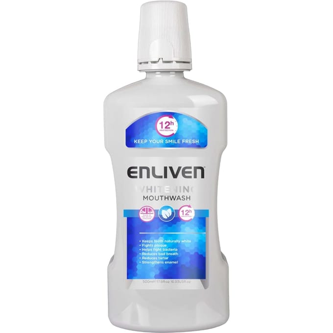 Enliven Mouthwash Whitening 500 ml