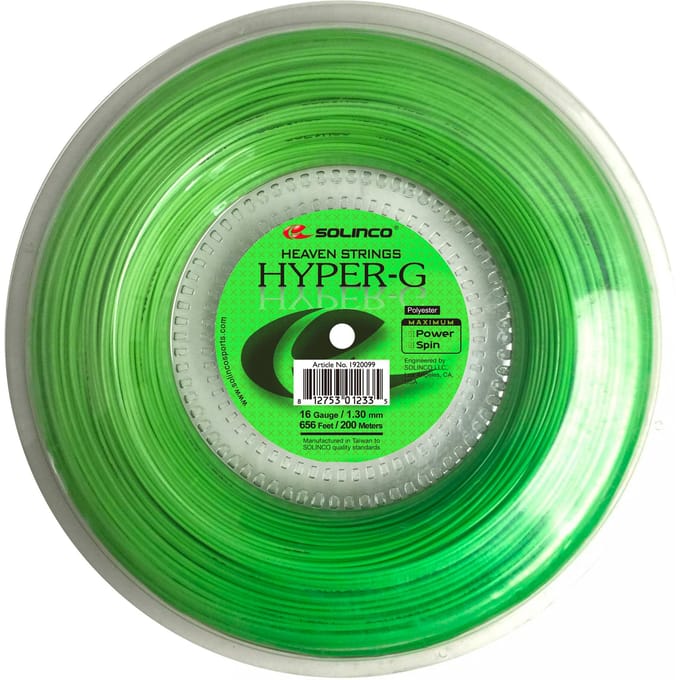 Solinco Hyper-G Rol Snaren 200m-Groen