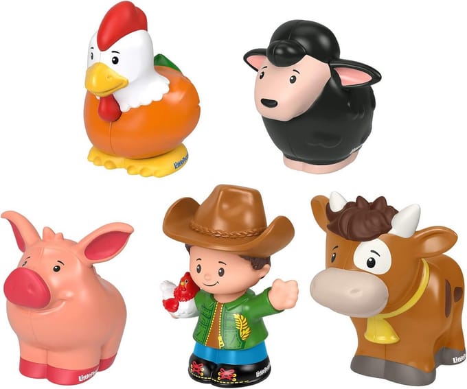Speelset Boer en Dieren Figuren voor Kinderen Peuters
