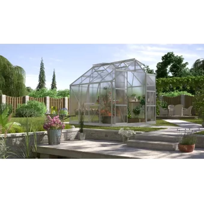 Vitavia Tuinkas Jupiter 6700 - Polycarbonaat 4mm - Aluminium - 257x258x248cm