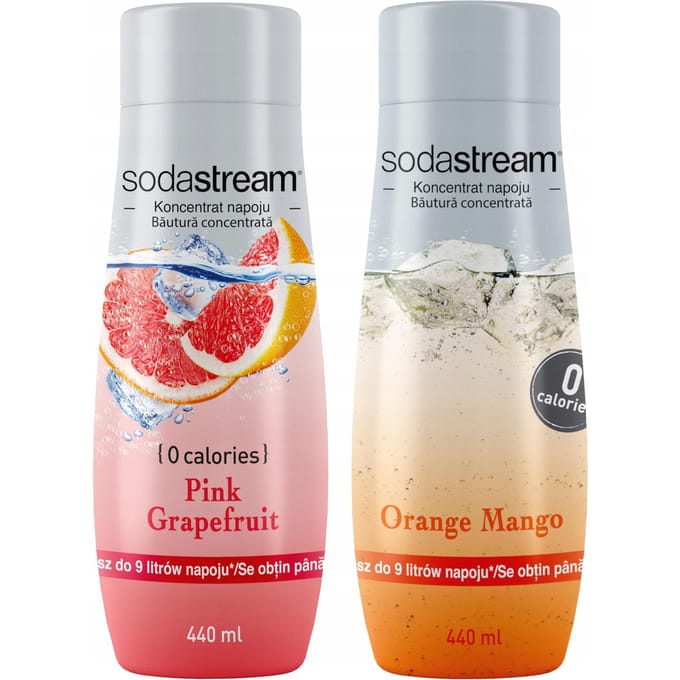 SodaStream Grapefruit+Orange-Mango - Concentraten Set - 440ml