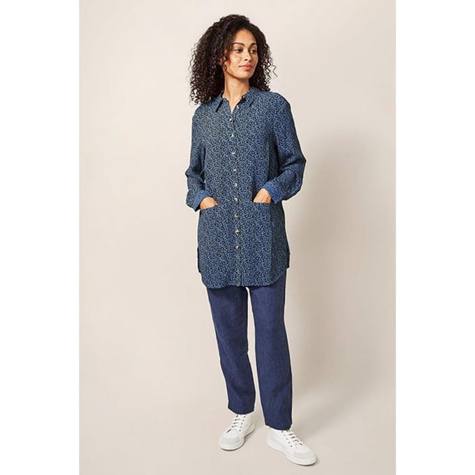 White Stuff Dannika Tunic Blue Taglia: 8 | Magliette intime Outlet | Donna | Blu