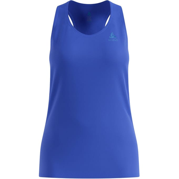 Odlo Essential Hardloopshirt Dames-blauw