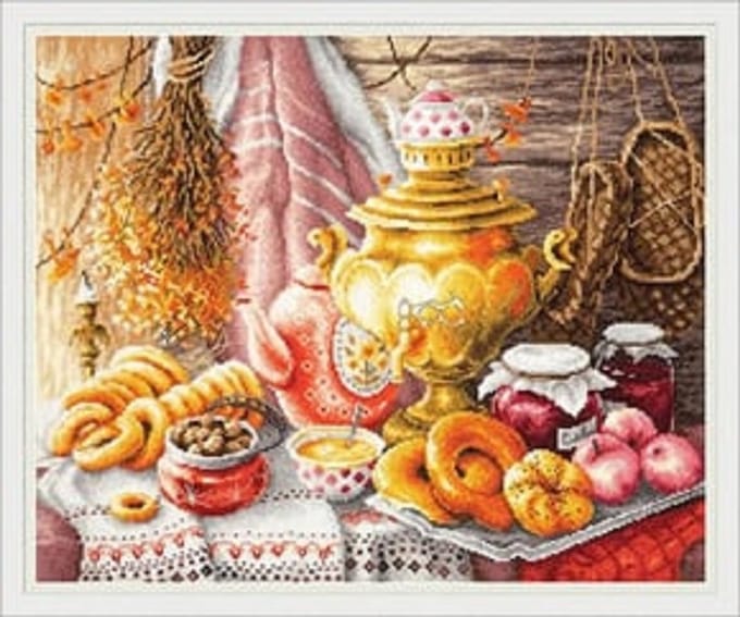 Magic Needle Tea Time borduren (pakket) 050-009