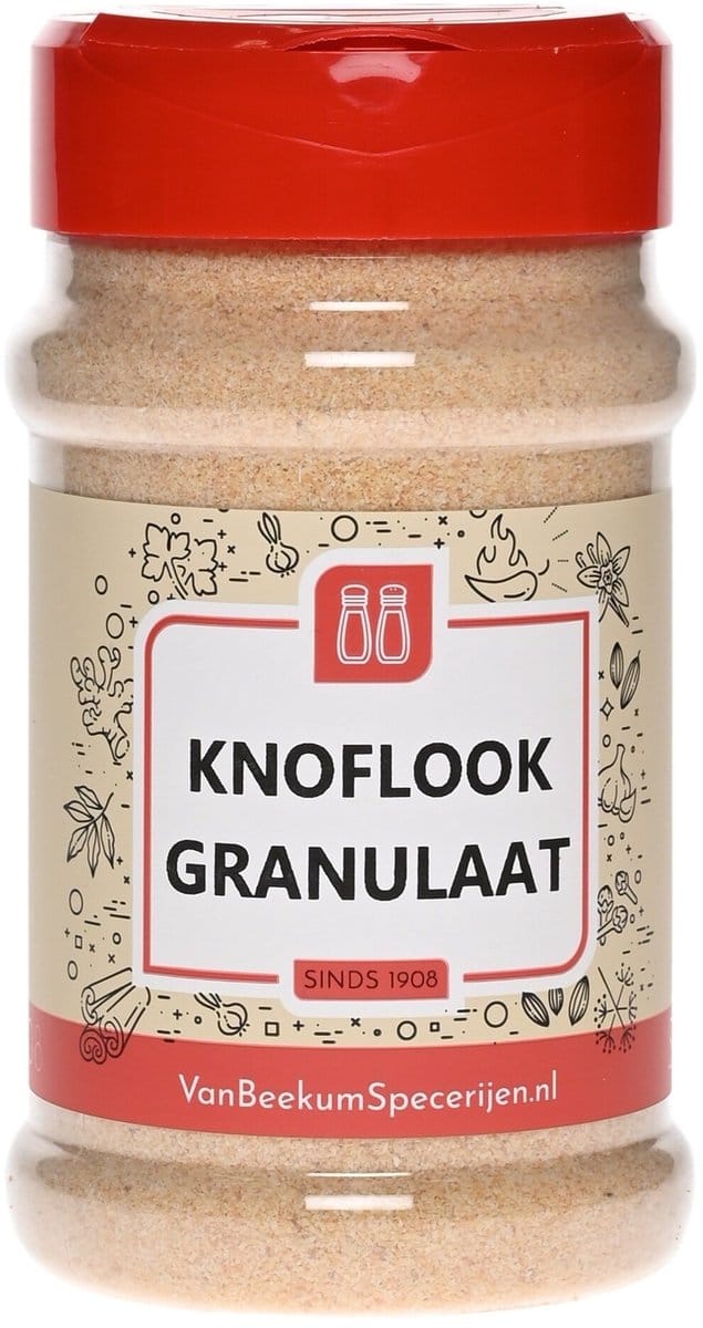 Van Beekum Specerijen - Knoflook Granulaat - Strooibus 200 Gram