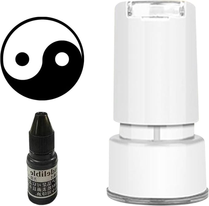 Golfbal Stamper - Golfbal Markering Tool - Golfbal Identificeren - Sneldrogende Waterdichte Inkt - 1.5 cm Afdruk - Niet gespecificeerd