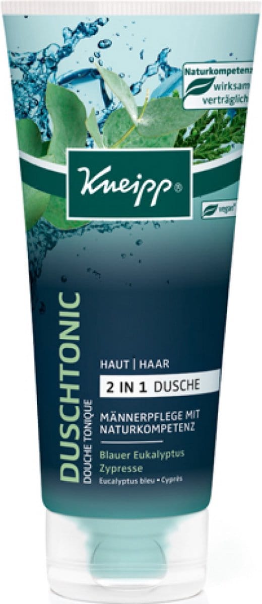 Kneipp Ready to go douche 2x200ml in transparante reistoilettas