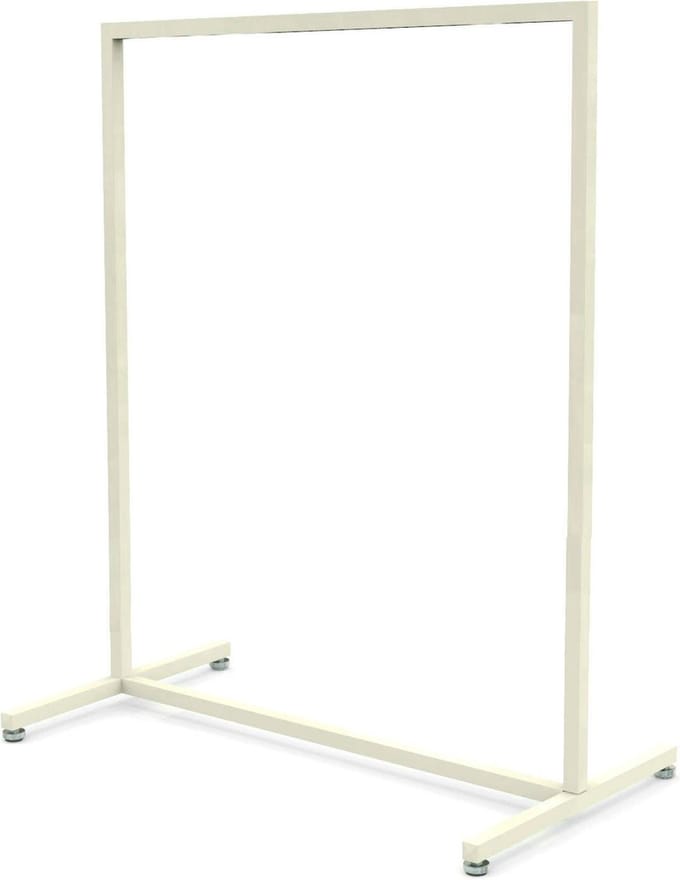 Solo - Kledingrek - Wit - 90 cm breed - Laag Model