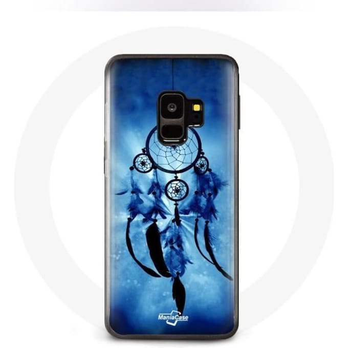 Coque - Samsung - Galaxy S9 - Attrape rêve - Souple - Protection synthétique bleu