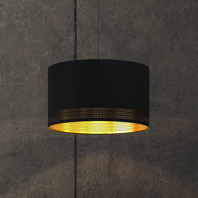 EGLO Esteperra - Hanglamp - E27 - Ø 38 cm - Zwart