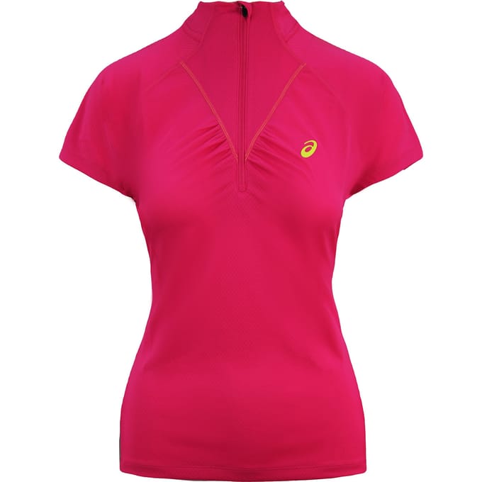 Asics Motion Dry Fuji Roze Hardloop Top Dames