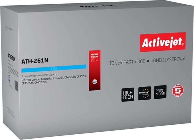 ActiveJet AT-263N toner voor HP-printer; HP CE263A-vervanging; Opperste; 11000 pagina's; magenta.